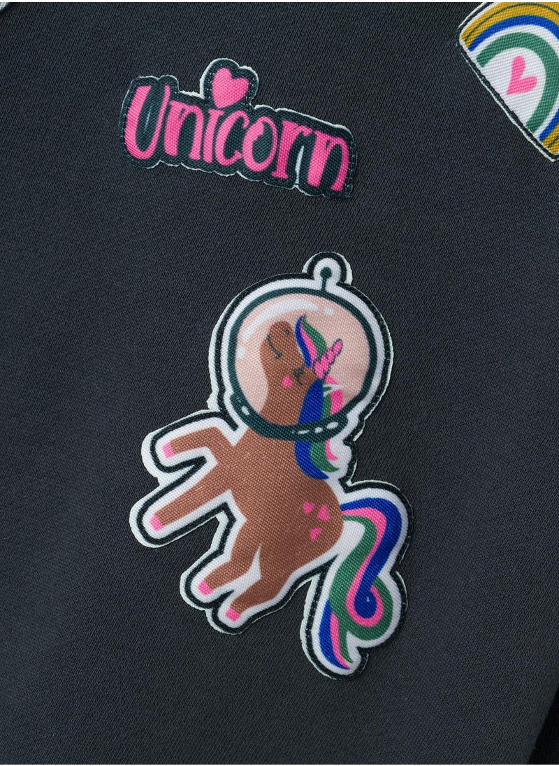 NAME IT - Kids Unicorn Sweatshirt - Image 1
