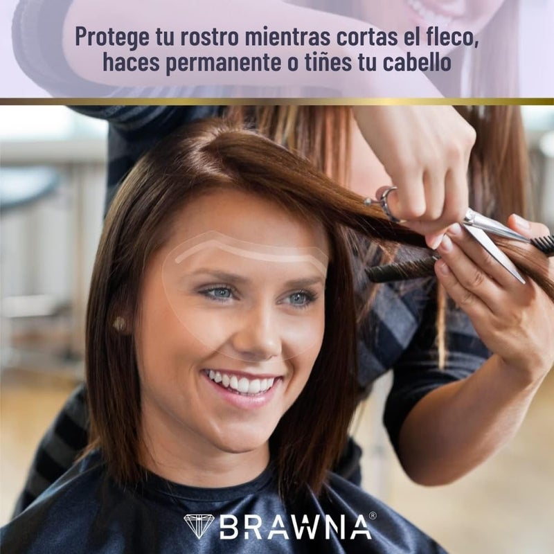 BRAWNA 25 Pack Protective Shower Visors with Pink Organza Bag for Eyelash Extensions, Microblading, Brow Lamination, Eye Surgery, Blepharoplasty - PMU Supplies - Image 4