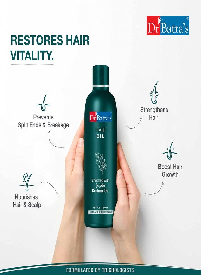 Dr Batra's Hair Fall Control Serum-125 ml, Hairfall Control Shampoo- 200 ml and Hair Oil - 200 ml - Image 5