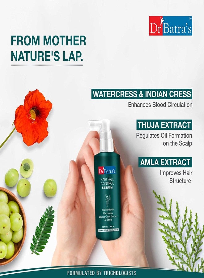 Dr Batra's Hair Fall Control Serum-125 ml, Hairfall Control Shampoo- 200 ml and Hair Oil - 200 ml - Image 4