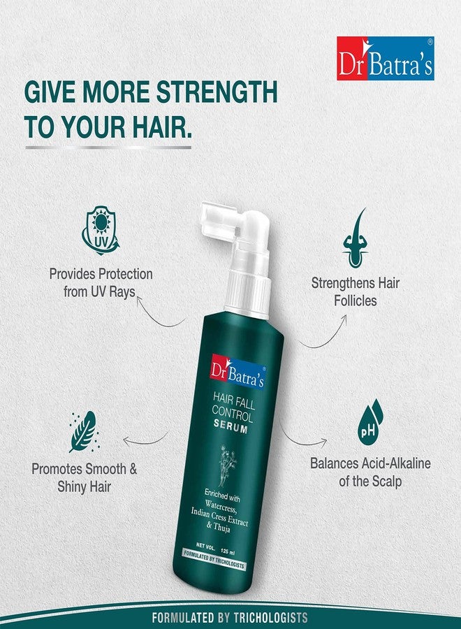Dr Batra's Hair Fall Control Serum-125 ml, Hairfall Control Shampoo- 200 ml and Hair Oil - 200 ml - Image 3