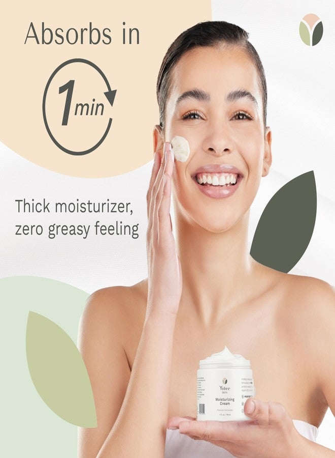 Yobee Body & Face Cream for Dry, Itchy Skin, Eczema & Psoriasis, Dermatologist Formulated, Probiotics, Honey, Turmeric, Vitamins B12 & E, Ceramides, Shea Butter, Fragrance Free, For Kids & Adults - Image 4