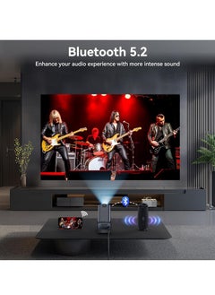دوسالا "بروجيكتور ميني 4K HY320 – بروجيكتور ذكي بدقة 1080P الأصلية مع أندرويد TV 11.0، واي فاي، بلوتوث، 10000 لومن، وتصحيح تلقائي للزاوية"  - Image 4