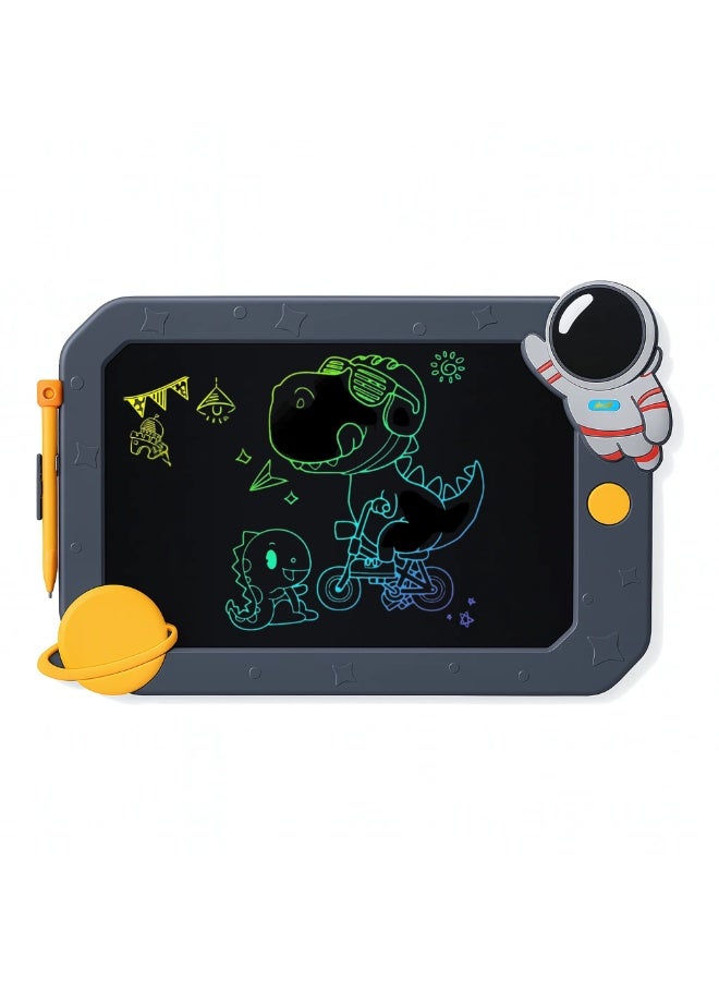 فيو لوحة كتابة LCD مقاس 10 بوصات للأطفال، لوحة رسم تعليمية للأطفال، لوحة كتابة تعليمية مقاس 10 بوصات، لوحة رسم ملونة قابلة للمسح وإعادة الاستخدام، لوحة رسم إلكترونية للأطفال، ألعاب تعليمية للأطفال الصغار، ألعاب تعليمية للأولاد والبنات، لوحة رسم إبداعية بشاشة LCD ملونة وآمنة للعين، مع قلم ستايلس، زر قفل ومحو، مناسبة للمنزل أو المدرسة أو رياض الأطفال، هدايا عيد الميلاد أو توزيعات الحفلات أو جوائز الصف الدراسي - Image 1