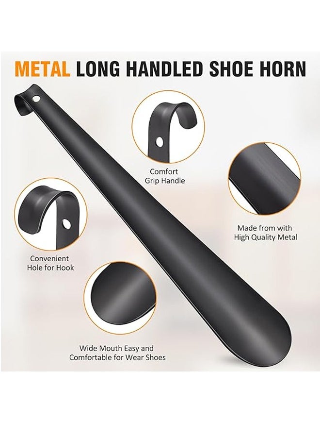 Comfortable, Long, comfortable and lightweight plastic shoe horn, 44 cm