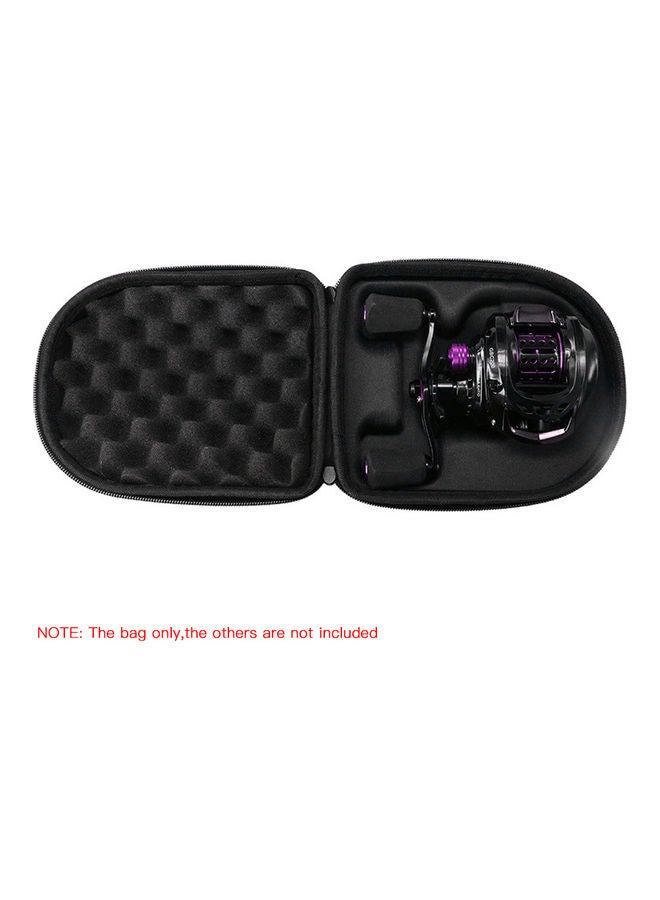 NIBEMINENT Baitcasting Reel Bag Water Resistant Hard EVA Pouch - Image 3