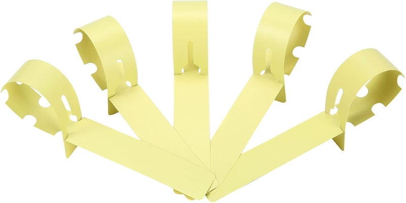 Mihey 200 Pcs Yellow Plastic Plant Tags with a Marker Pen, Wrap Around Hanging Tree Tags Nursery Garden Labels Waterproof Nursery Garden Stakes, 2x20cm - Image 5