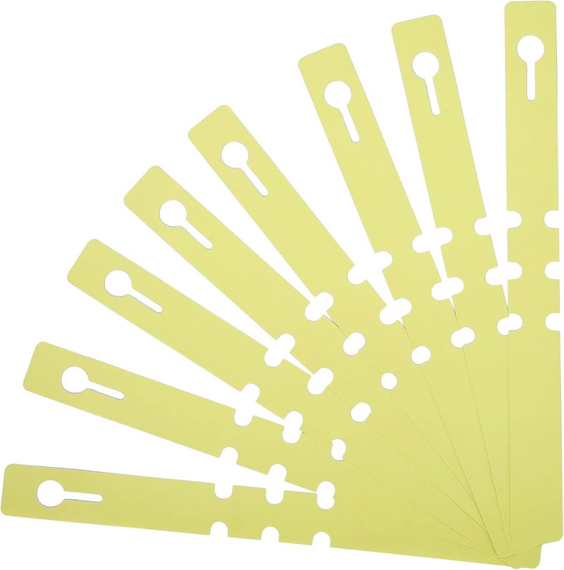 Mihey 200 Pcs Yellow Plastic Plant Tags with a Marker Pen, Wrap Around Hanging Tree Tags Nursery Garden Labels Waterproof Nursery Garden Stakes, 2x20cm - Image 3