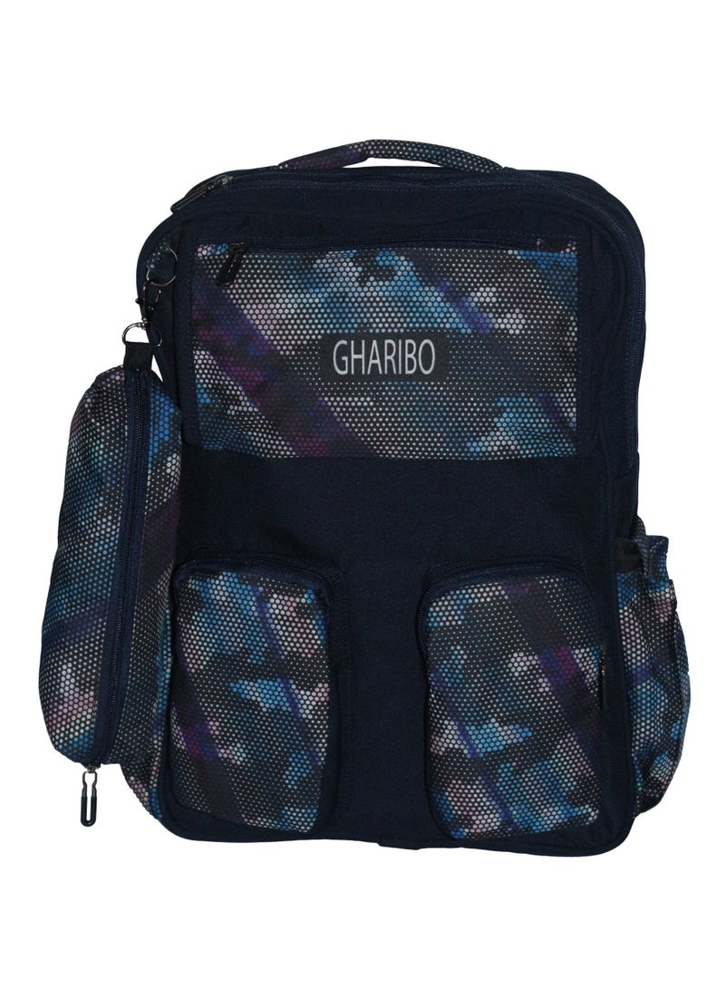 School backpack model 2 camouflaged