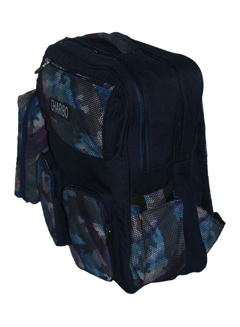 School backpack model 2 camouflaged