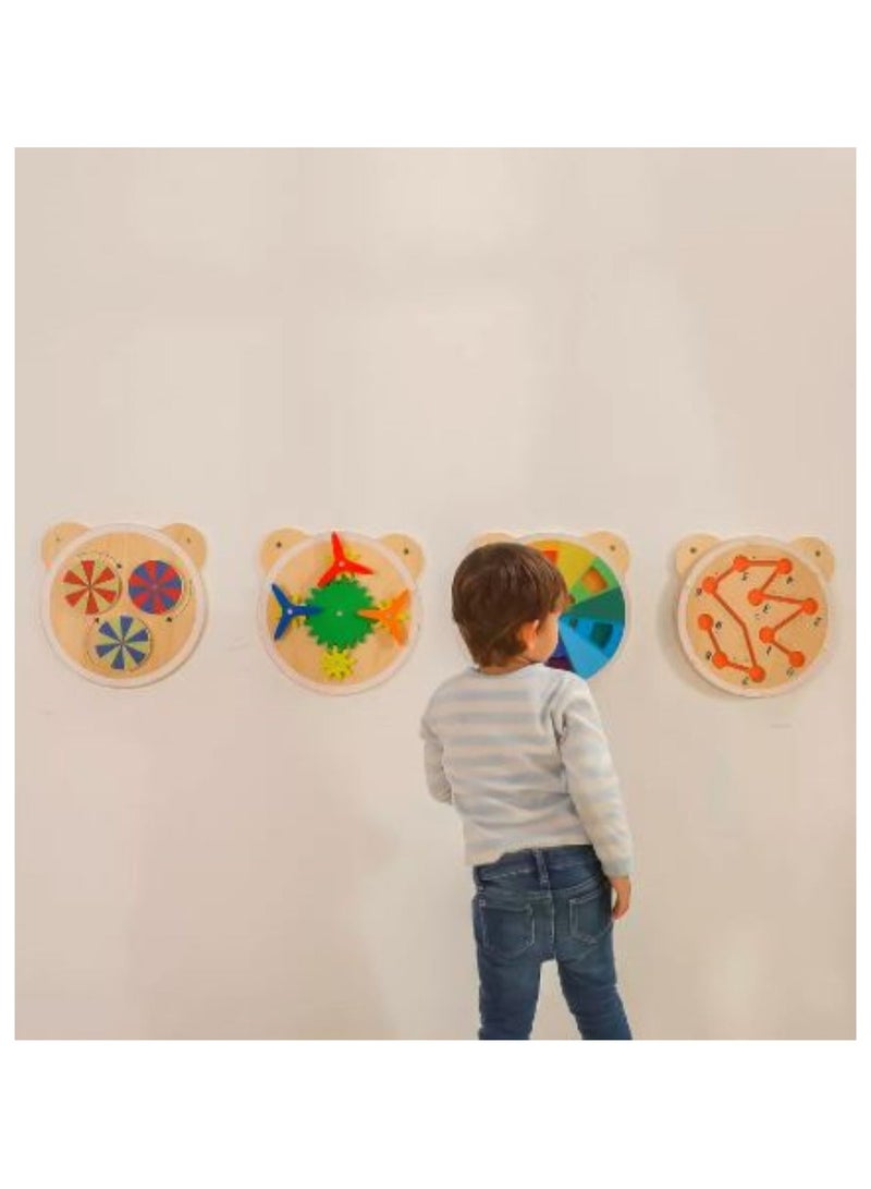 Viga Wooden Wall Toy – Fun & Interactive Color Mixing Puzzle  - Image 4