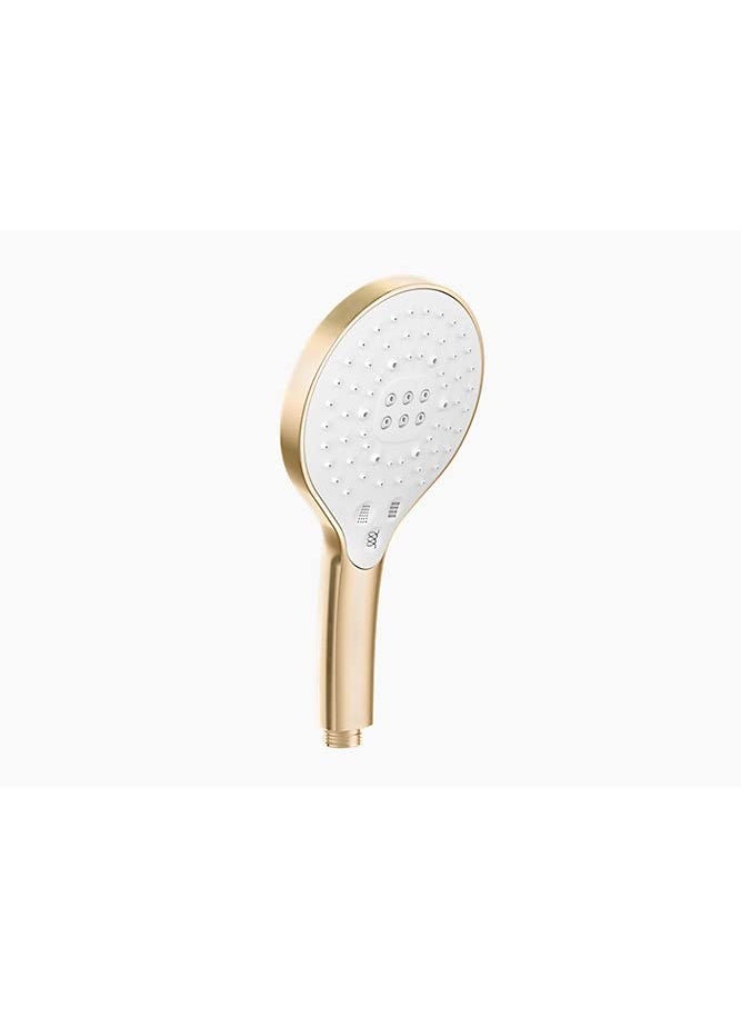 Kohler KOHLER RAINDUET 30 HANDSHOWER WITHOUT HOSE IN FRENCH GOLD FINISH 
