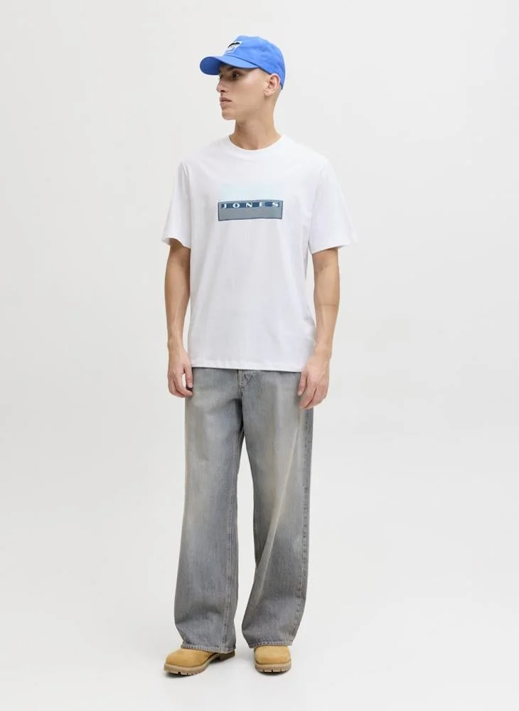 JACK & JONES  Graphic Crew Neck T-Shirt for Men | Best Price UAE