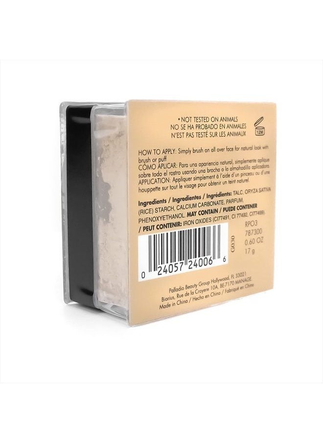 Rice Powder, Natural, Loose Setting Powder, Absorbs Oil, Leaves Face Looking and Feeling Smooth, Helps Makeup Last Longer For a Flawless, Fresh Look