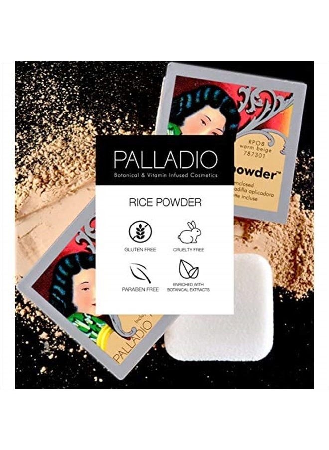 Rice Powder, Natural, Loose Setting Powder, Absorbs Oil, Leaves Face Looking and Feeling Smooth, Helps Makeup Last Longer For a Flawless, Fresh Look