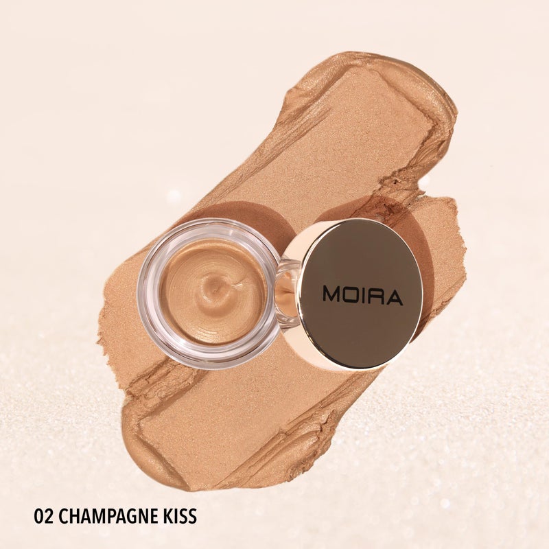 moira Everlust Shimmer Cream Shadow (002, Champagne Kiss) - Image 1