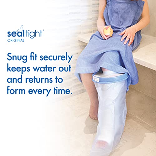 Brownmed - Seal-Tight Original Cast & Bandage Protector - Kid's Leg & Foot Cast Cover for Showers & Swimming - Durable Shower Bag - Waterproof Protector - Pediatric Small Leg - Image 2