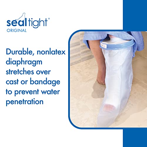 Brownmed - Seal-Tight Original Cast & Bandage Protector - Kid's Leg & Foot Cast Cover for Showers & Swimming - Durable Shower Bag - Waterproof Protector - Pediatric Small Leg - Image 4