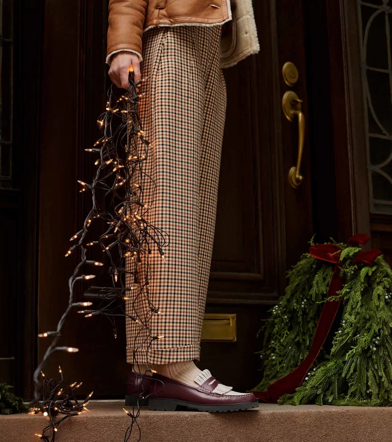 COLE HAAN Women's Treena Lug Kiltie Loafers