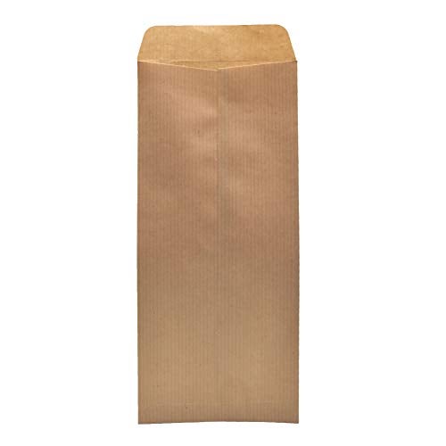 Cubic 10.5" X 4.5" Brown Cheque Envelopes | Pack of 200 | Durable & Versatile Envelopes for Secure Mailing, Office Use, Banking, and Document Storage - Image 2