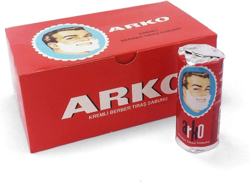 Arko Shaving Cream Soap - 900 Grams, 12 Pieces - Image 1