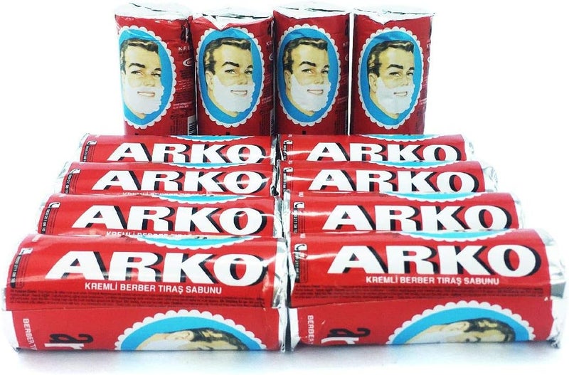 Arko Shaving Cream Soap - 900 Grams, 12 Pieces - Image 4