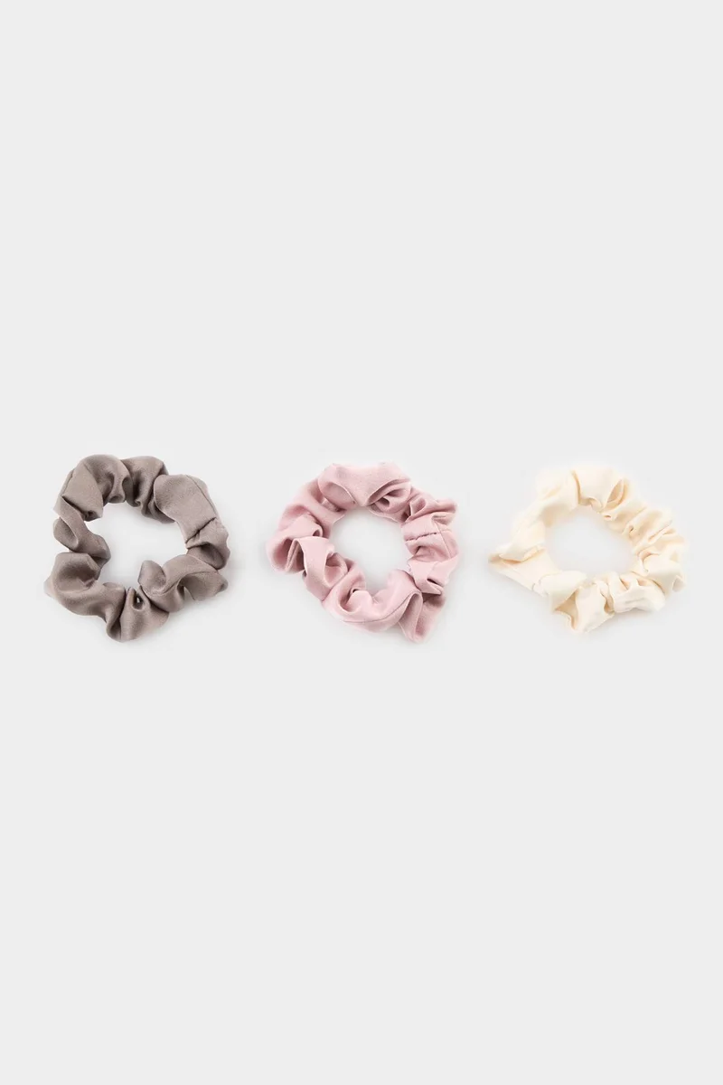ديفاكتو Woman 3 piece Satin Scrunchies