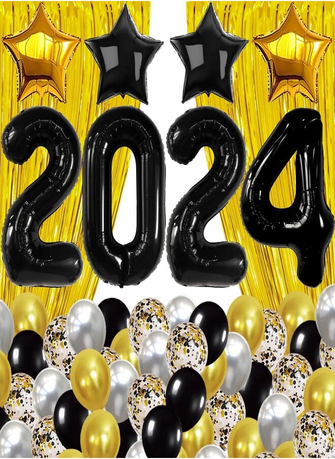 KatchOn, Black and Gold Graduation Decorations 2023 Set - 40 Inch, Pack Of 42 | 2023 Graduation Balloons with Gold Fringe Backdrop, Gold Prom Decorations for Party 2023 | Black and Gold 2023 balloons - pzsku/ZCBE302098BEBF49B6862Z/45/_/1718137156/88a01d9f-7e8d-48c6-8696-6fe8fd542b41