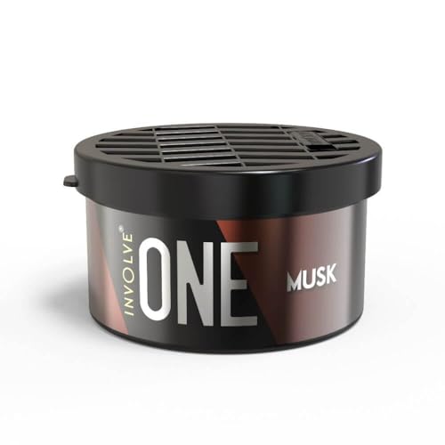 Involve your senses One Fiber Combo- Musk & Citrus Car perfume with Microfiber Cloth (Multicolour)| Car Air Freshener |Car accessories Interior - Image 2