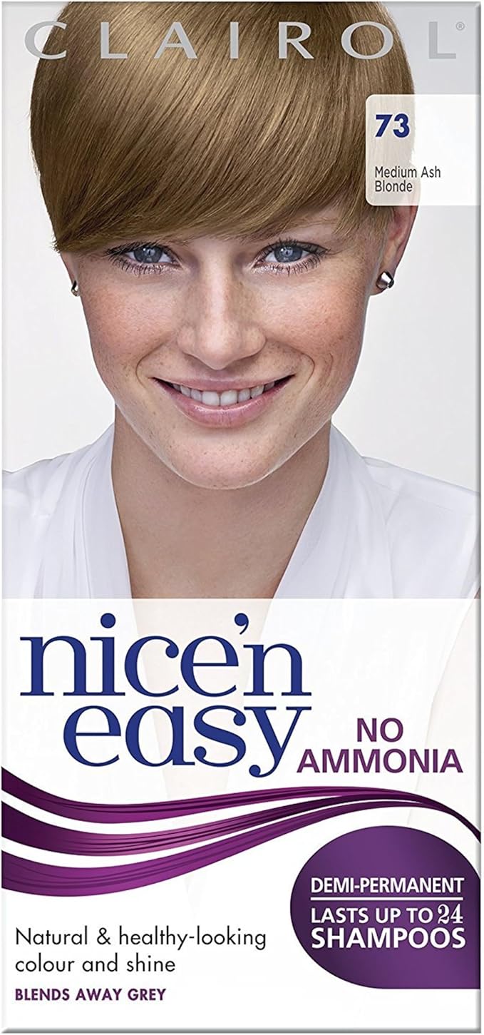 Clairol Nicen Easy No Ammonia Hair Dye 73 Ash Blonde 1 Count Pack of 1