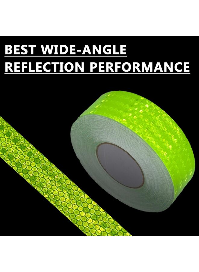 Reflective Tape Shiny Fade-Resistant Reflective Outdoor Waterproof Strong Adhesive Safety Warning Reflector Visible Tape for Trailers, Trucks and Bikes - Image 4