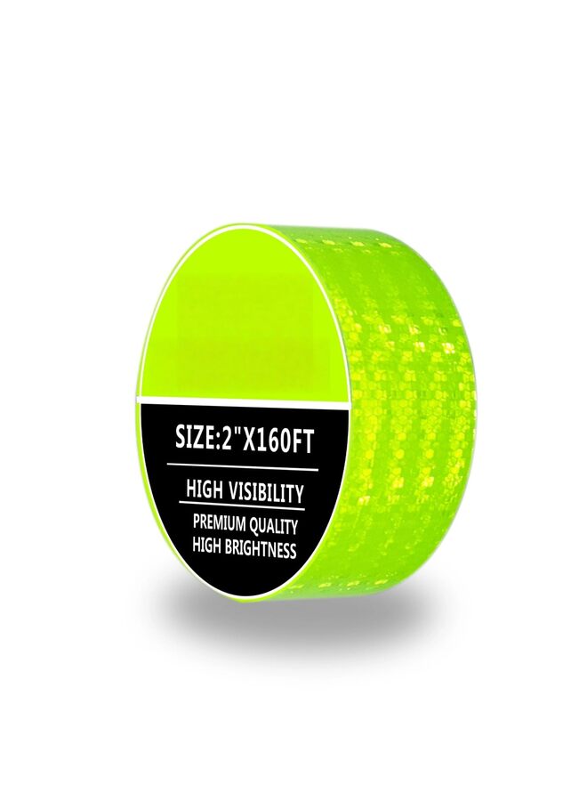 Reflective Tape Shiny Fade-Resistant Reflective Outdoor Waterproof Strong Adhesive Safety Warning Reflector Visible Tape for Trailers, Trucks and Bikes - Image 1