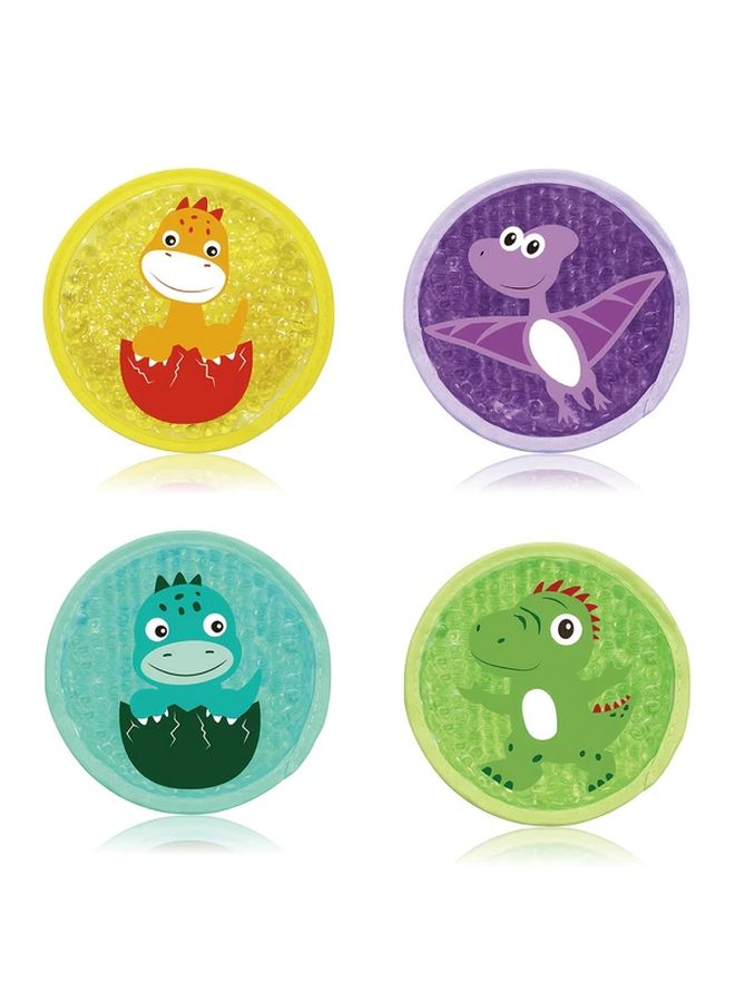 حقيبة ضغط ساخن بارد قابلة لإعادة الاستخدام بنمط الديناصور الأخضر للوجه والمرفق والجسم - Image 2