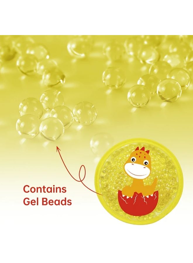 حقيبة ضغط ساخن بارد قابلة لإعادة الاستخدام بنمط الديناصور الأخضر للوجه والمرفق والجسم - Image 5