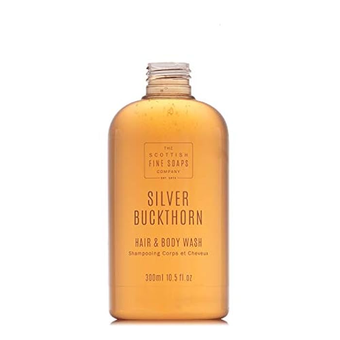 Scottish Fine Soaps Scottish Soaps Silver Buckthorn Hair & Body Shampoo 300ml Pump Bottle by Scottish Fine Soaps - Image 2