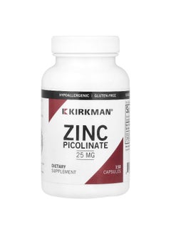 Kirkman Labs Kirkman Labs, Zinc Picolinate, 25 mg, 150 Capsules  - Image 1