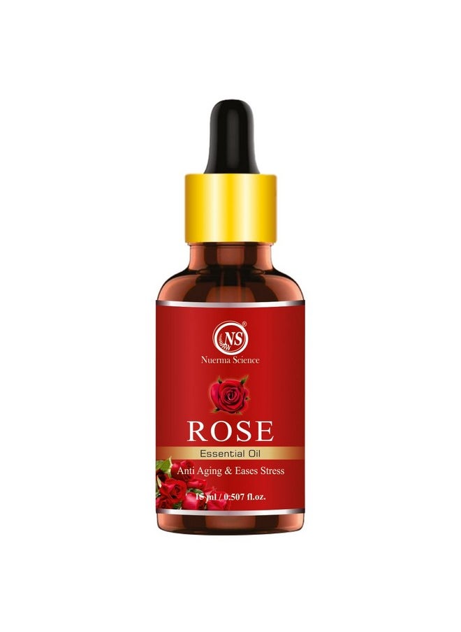 Nuerma Science Rose Essential Oil For Skin Glow And Aromatheraphy (15Ml)  - Image 2
