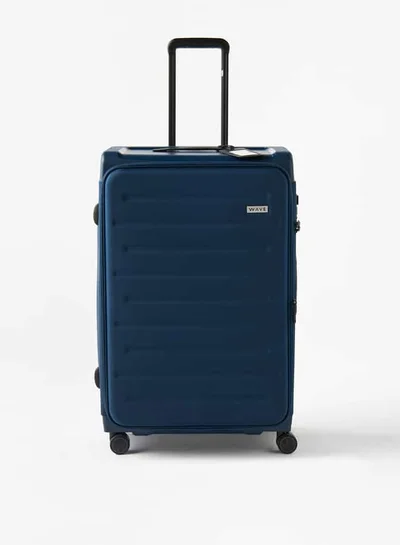 وايف Men Textured Softcase Luggage Trolley Bag with Retractable Handle