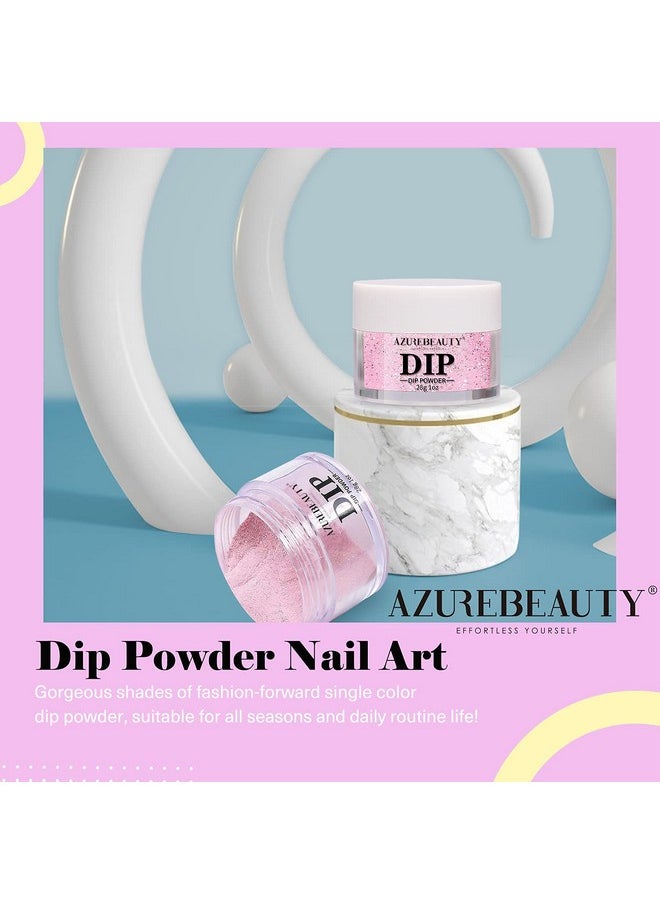 AZUREBEAUTY Nail Dip Powder Pink Glitter Color Dipping Powder French Nail Art Starter Manicure Salon Diy At Home Odorfree And Longlasting No Needed Nail Lamp Curing 1 Oz  - Image 2