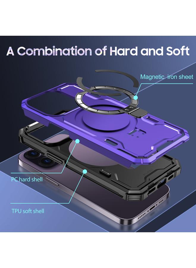 S-TOP Case For iPhone 14 Pro Max Patronus MagSafe Magnetic Holder Phone Case - Image 5