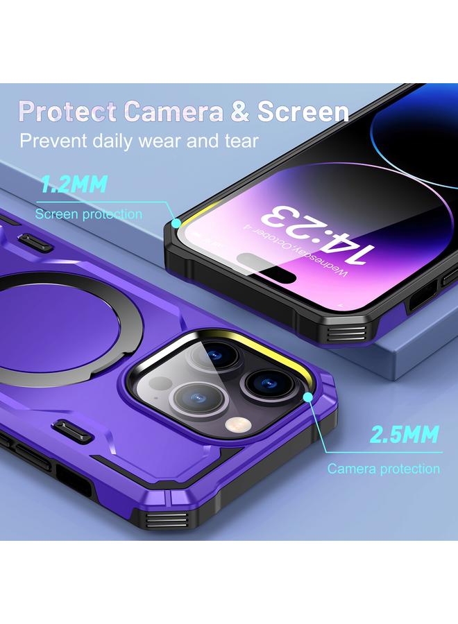 S-TOP Case For iPhone 14 Pro Max Patronus MagSafe Magnetic Holder Phone Case - Image 3