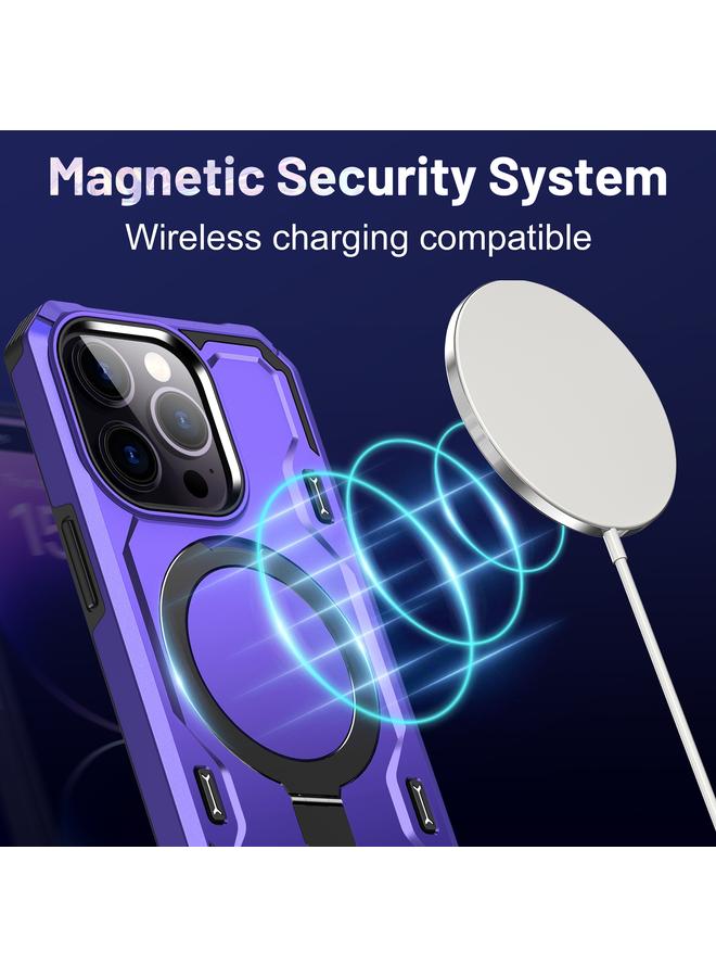 S-TOP Case For iPhone 14 Pro Max Patronus MagSafe Magnetic Holder Phone Case - Image 4