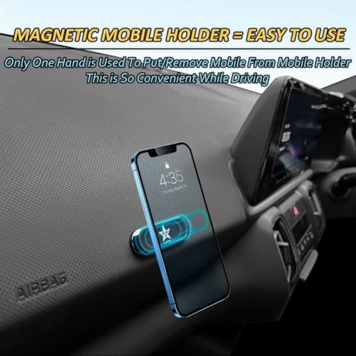Blackstar MX1 Magnetic Mobile Phone Holder for Car Dashboard/Bike/Home/Office - has Strong & Safe Magnets -Car Phone Mount Stand-Compatible with All Mobiles (MAGSAFE Incompatible) - Image 5
