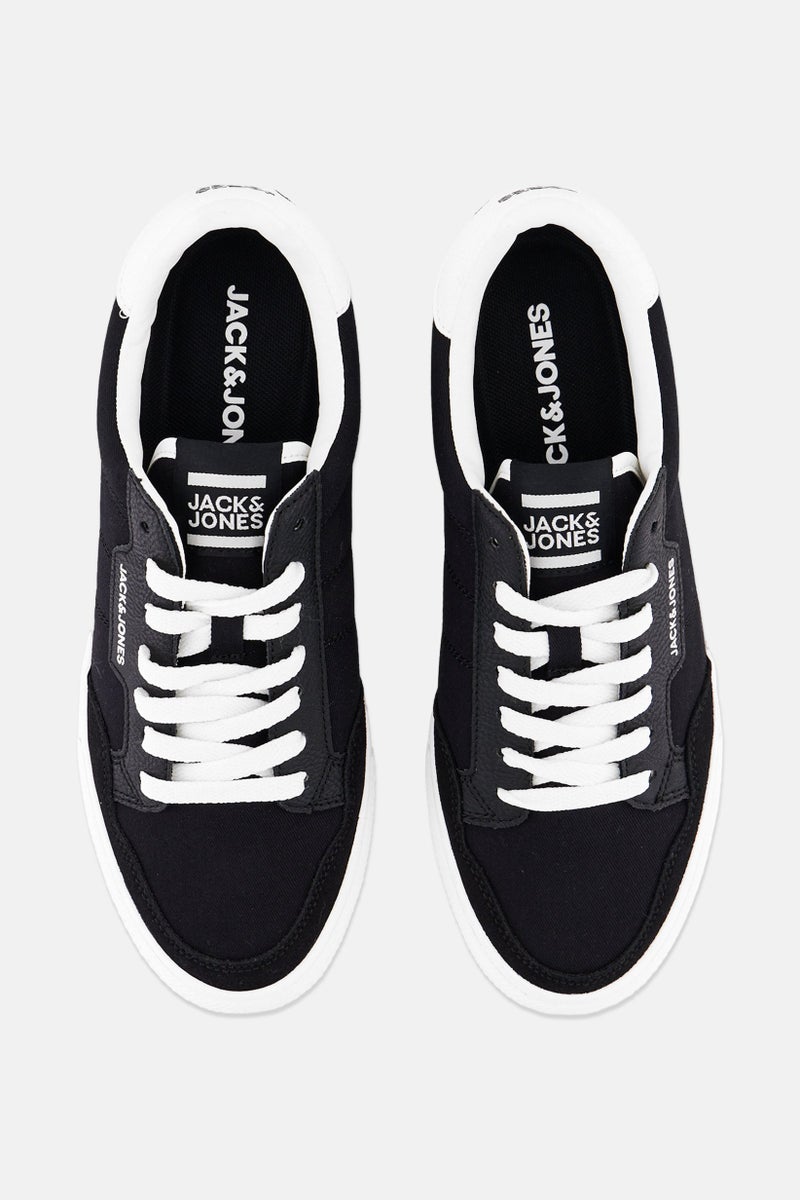 Jack Jones Men Lace Up Casual Shoes, Black  - Image 3