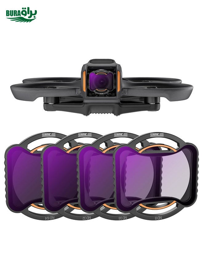 BURAQ For DJI Avata 2 STARTRC Drone Lens Filter, Lens:4 in 1 ND8/16/32/64  - Image 1