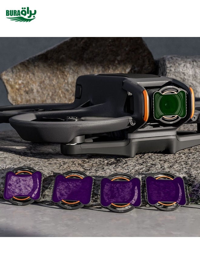 BURAQ For DJI Avata 2 STARTRC Drone Lens Filter, Lens:4 in 1 ND8/16/32/64  - Image 2