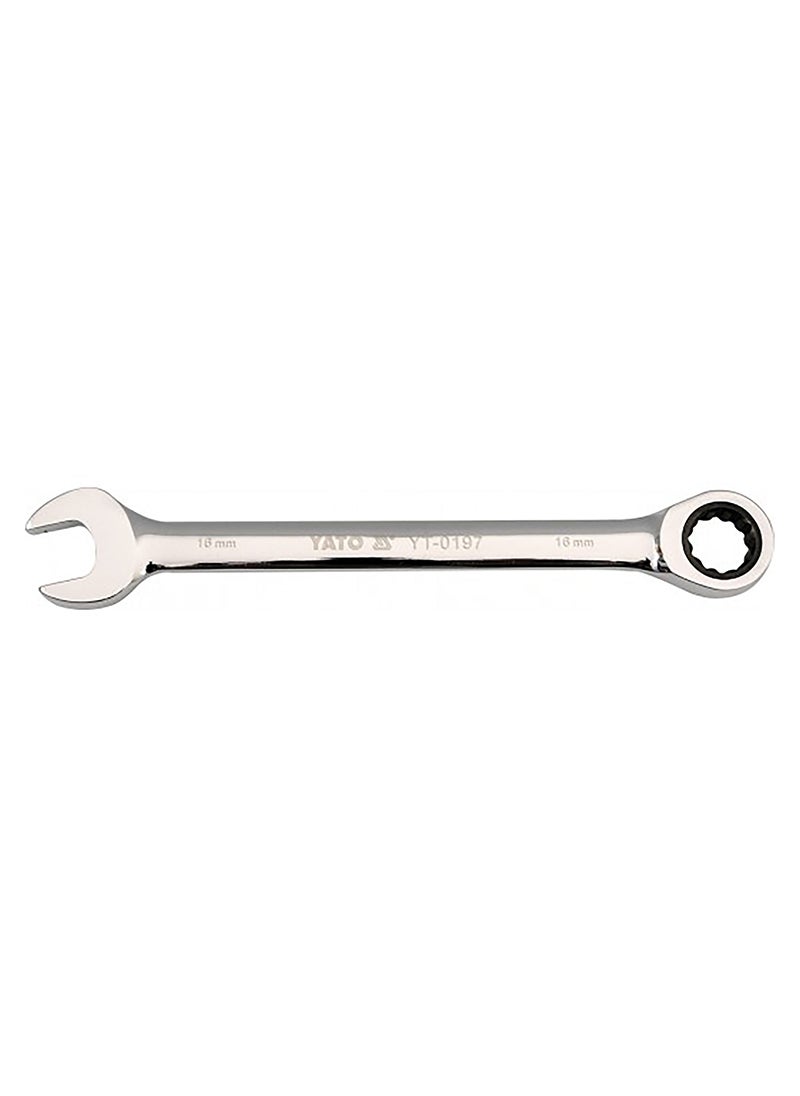 Yato YATO Combination Ratchet Wrench 16mm W/Plastic Hanger YT-0197 