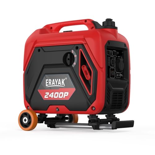 Erayak Wheel Kit For Portable Generators with Extending Telescopic Handle, Never-Flat Tires, Portable Generators Accessories - Image 2