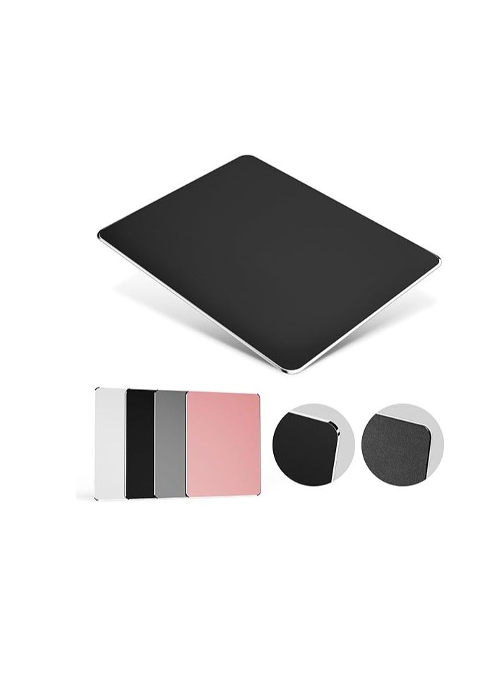 HONKID Metal Aluminum Mouse Pad – Thin Hard Double-Sided Waterproof Mouse Mat for Office & Gaming, Fast and Accurate Control for Laptop - Image 3