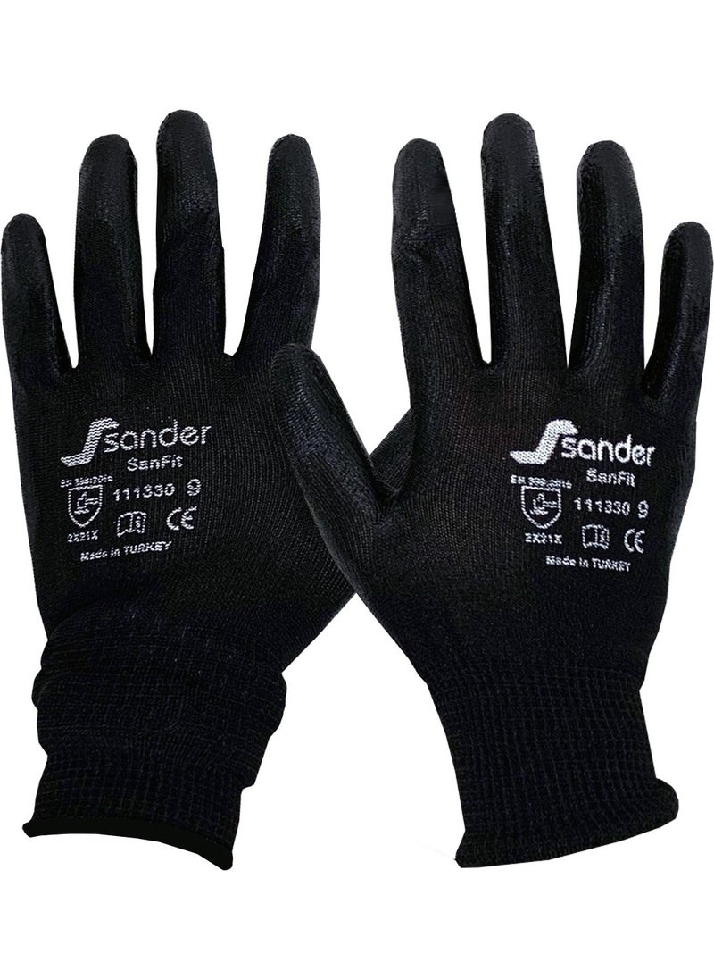 Sander Pu 111330 Assembly Gloves (10 Pairs) (Number 10)  - Image 3